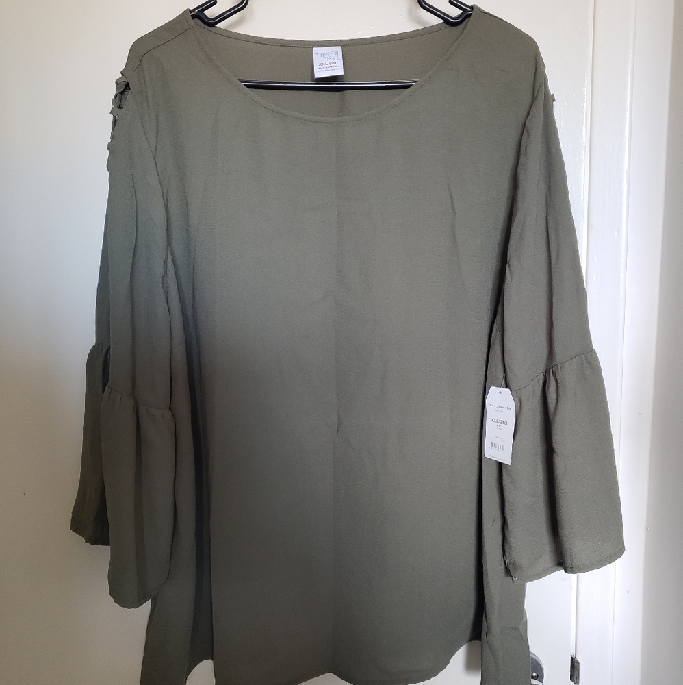 Lace up Sleeve Top